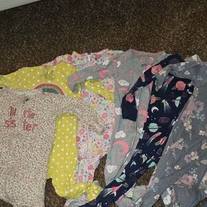 Assorted Kids One Pieces Set. Long Sleeve